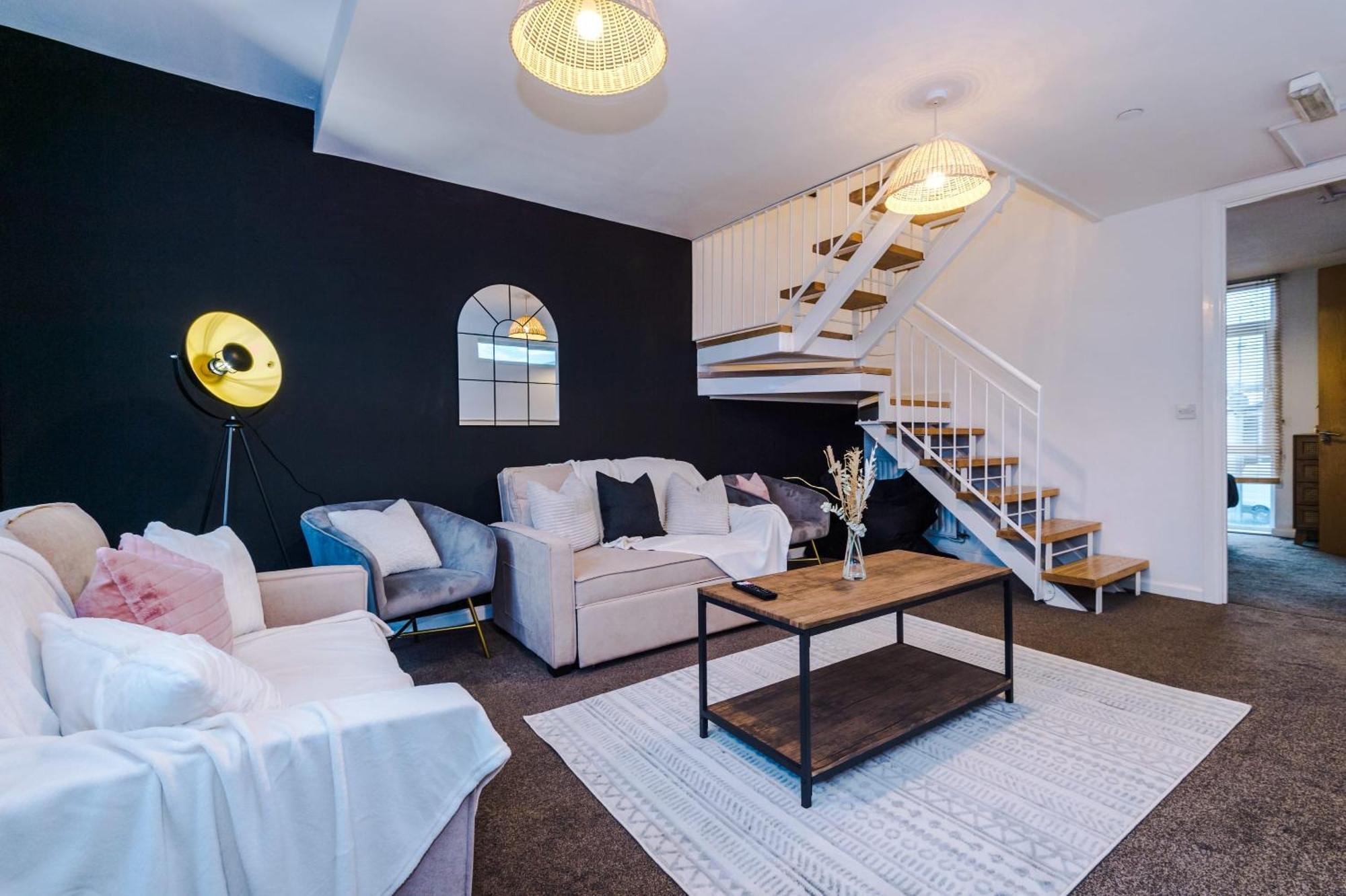 Rest&Recharge At A Spacious Townhouse By The Etihad Villa Manchester Eksteriør billede